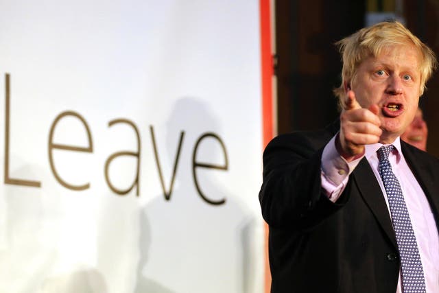 Mr Johnson, pictured, had originally been invited to speak about the EU referendum at the university