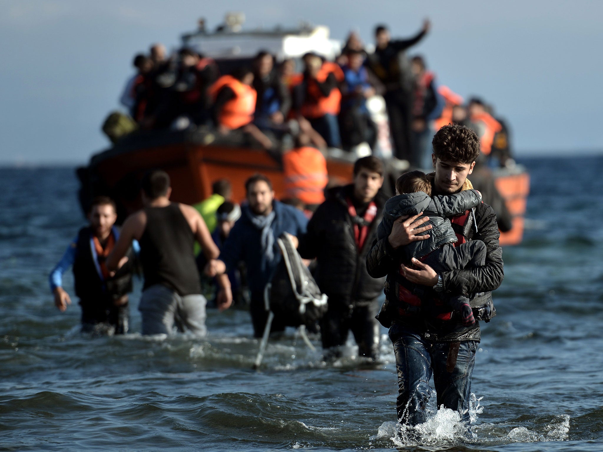 The flow of refugees heading to Europe has continued into 2016