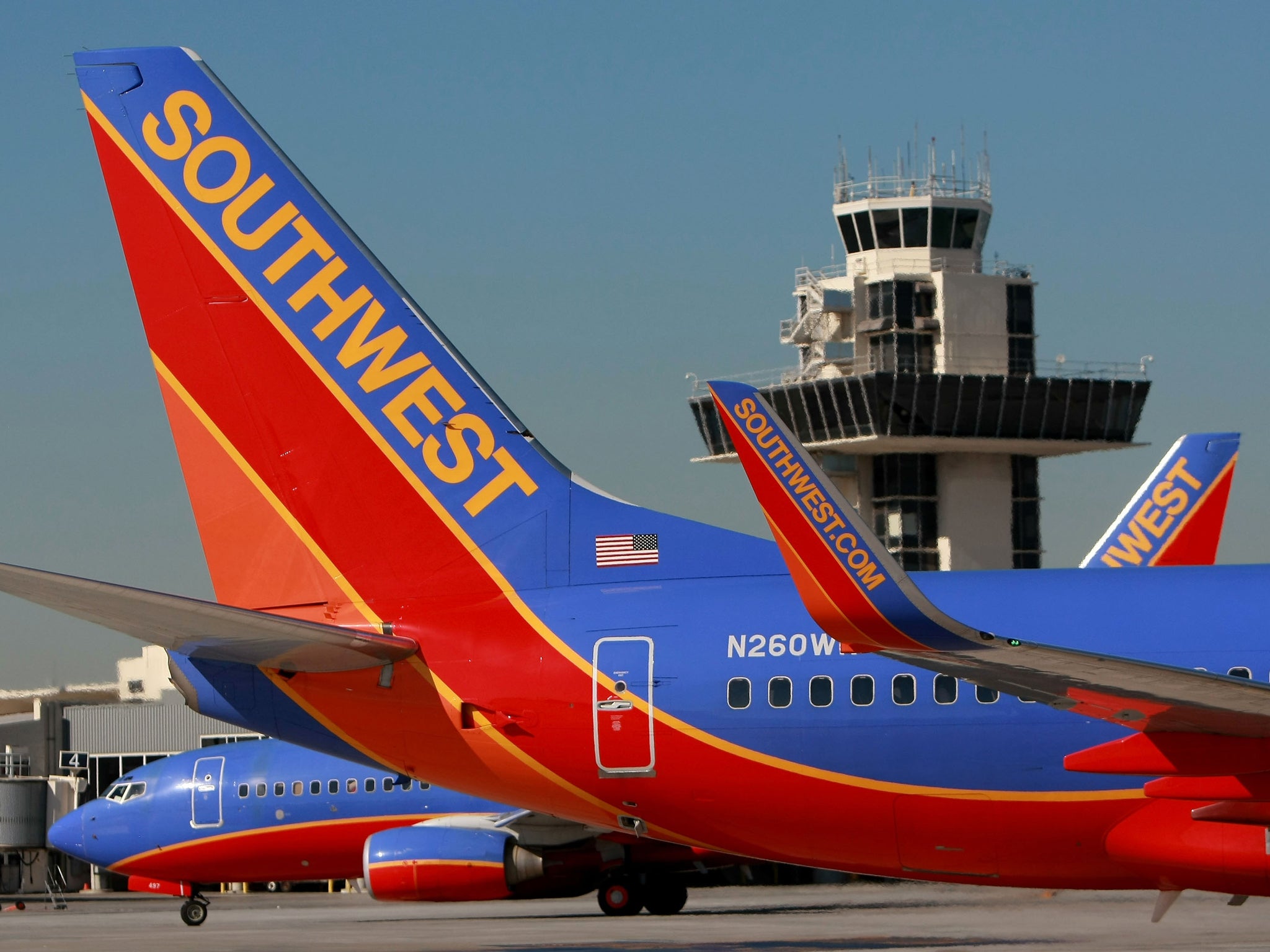 This is the second such incident in April on a Southwest Airlines flight Justin Sullivan/Getty