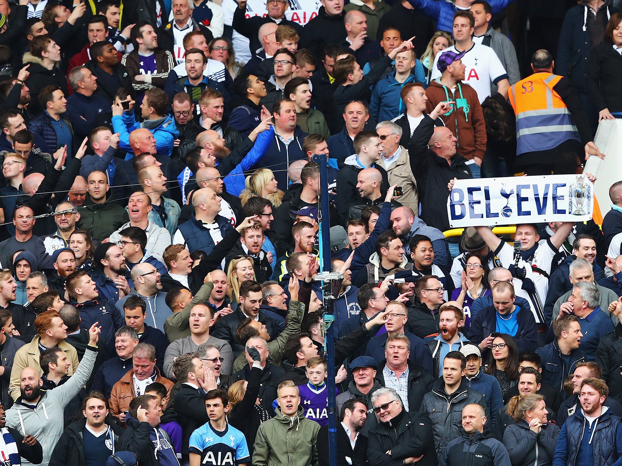 Tottenham Hotspur supporters retain belief ahead of Stamford Bridge trip on Monday night