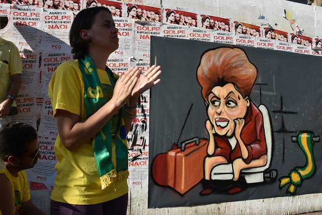 Dilma Rousseff has lost support of voters