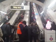 Holborn Tube 'standing only' escalators ignored by defiant passengers