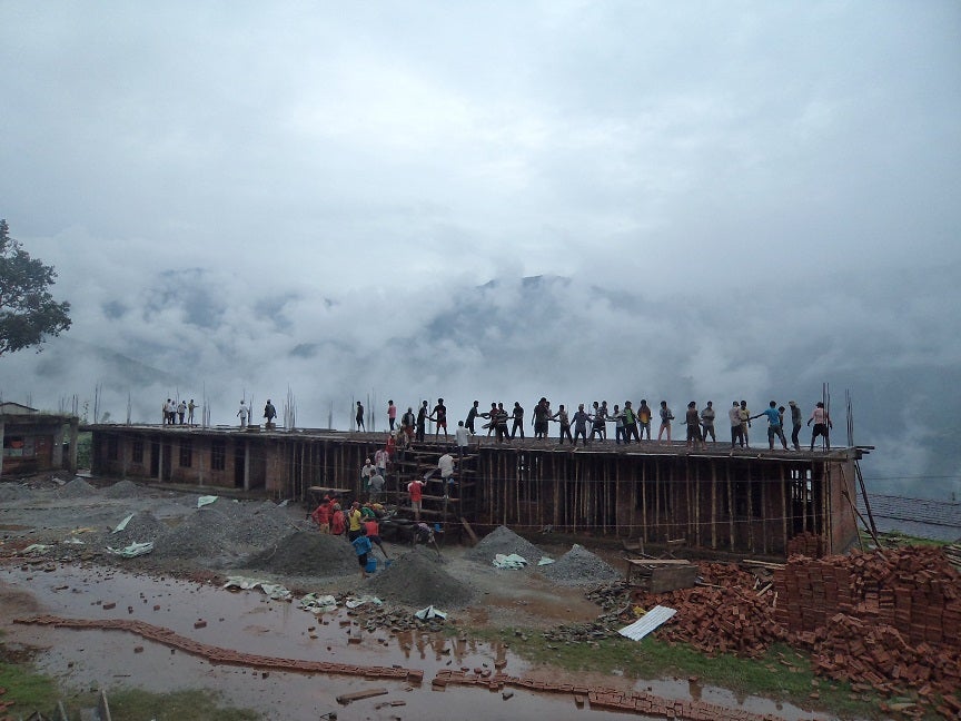 Rebuilding in Nepal