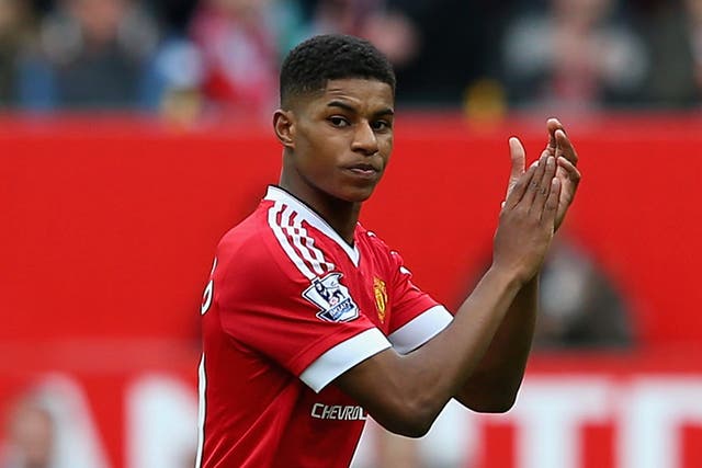 Manchester United youngster Marcus Rashford
