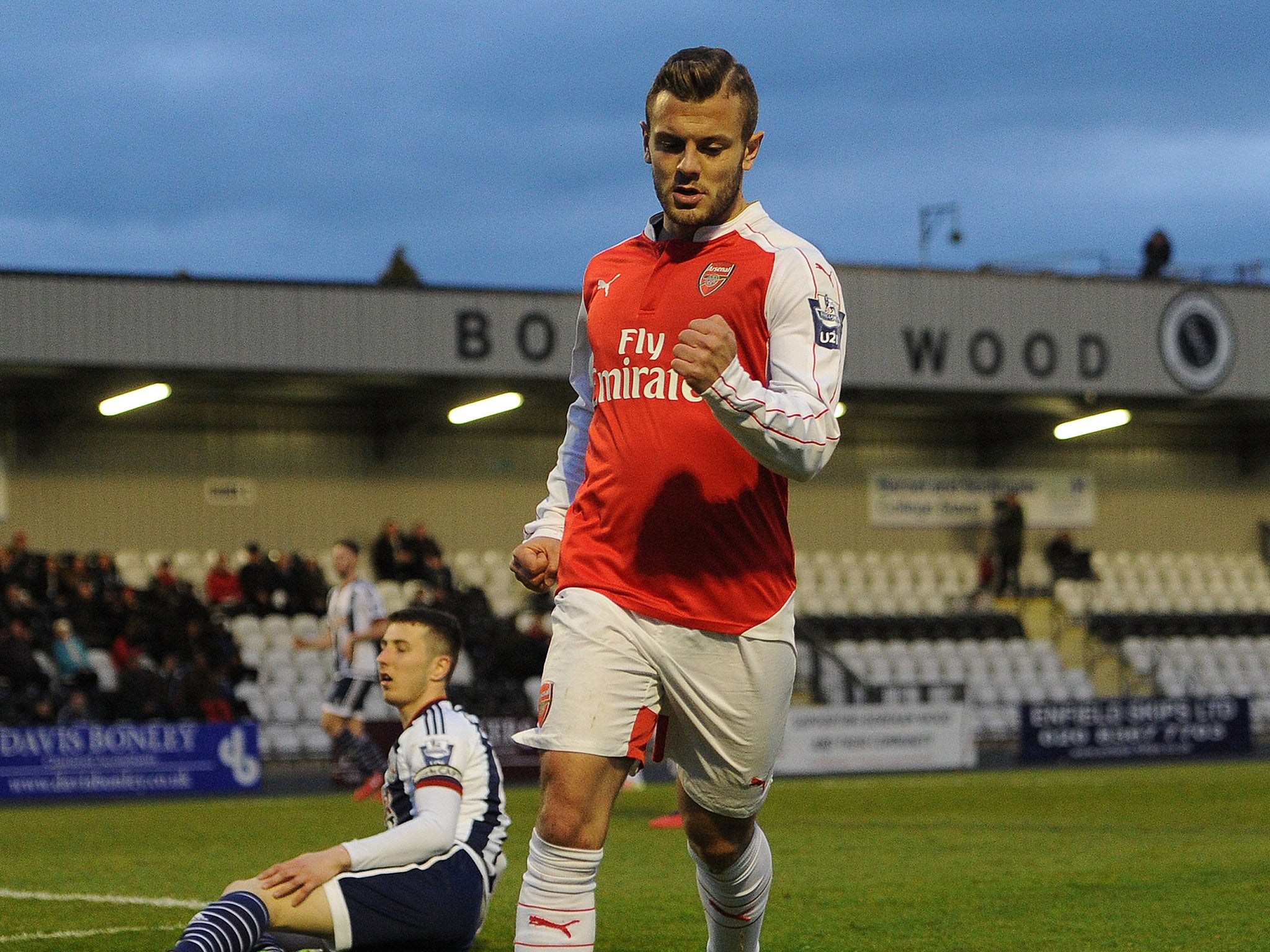 Wilshere recovered to score in the second half