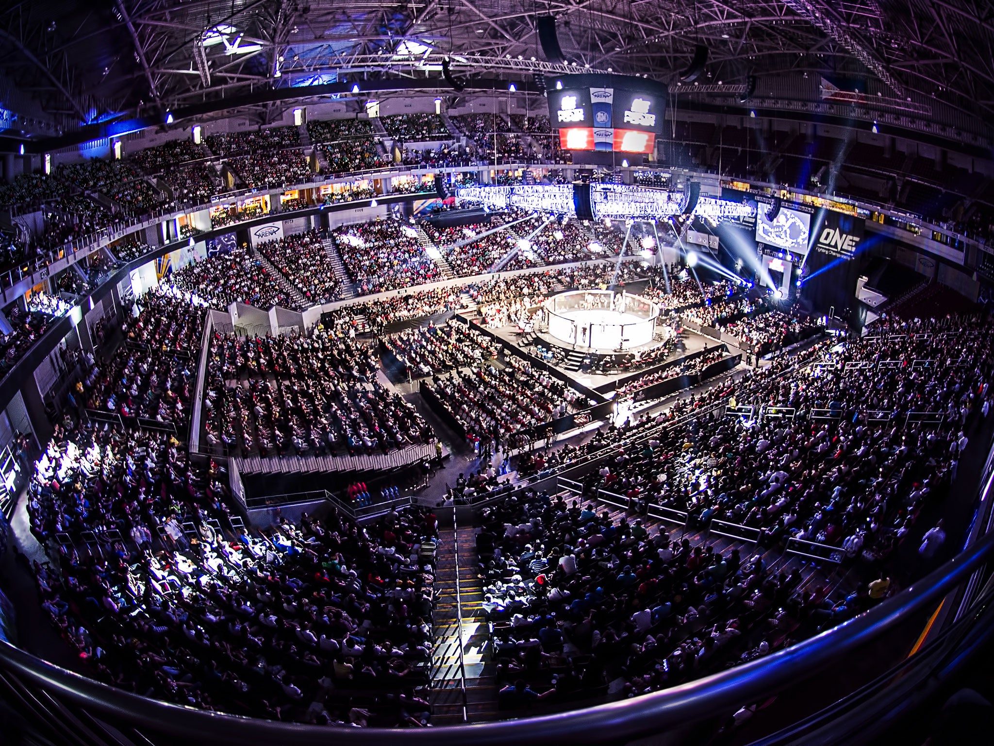 A view of a ONE Championship event
