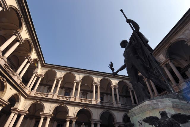The paintings have been housed in Milan's Pinacoteca di Brera art museum since July