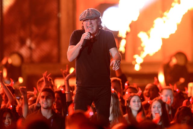 Brian Johnson was reportedly pictured on a video shoot with AC/DC