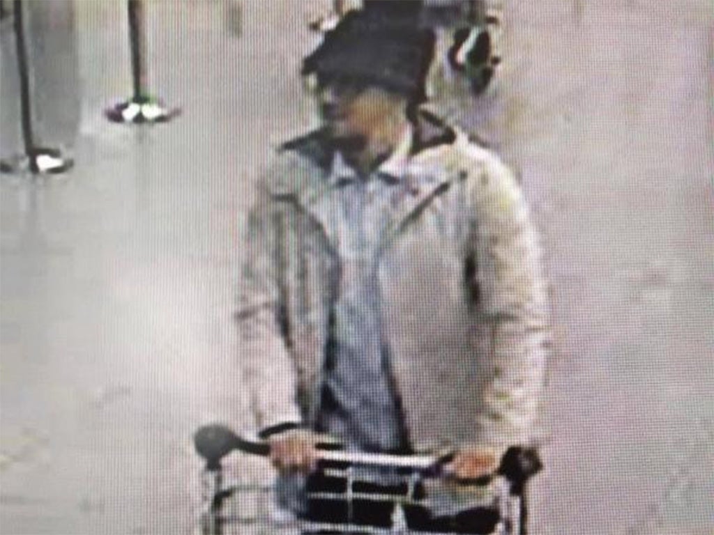 Mohamed Abrini, captured on CCTV shortly before the Brussels airport attack