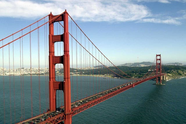 <p>The Golden Gate Bridge, San Francisco</p>