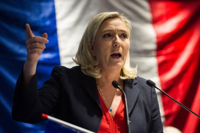 Ms Le Pen, like other French nationalist politicians, is a keen supporter of Brexit