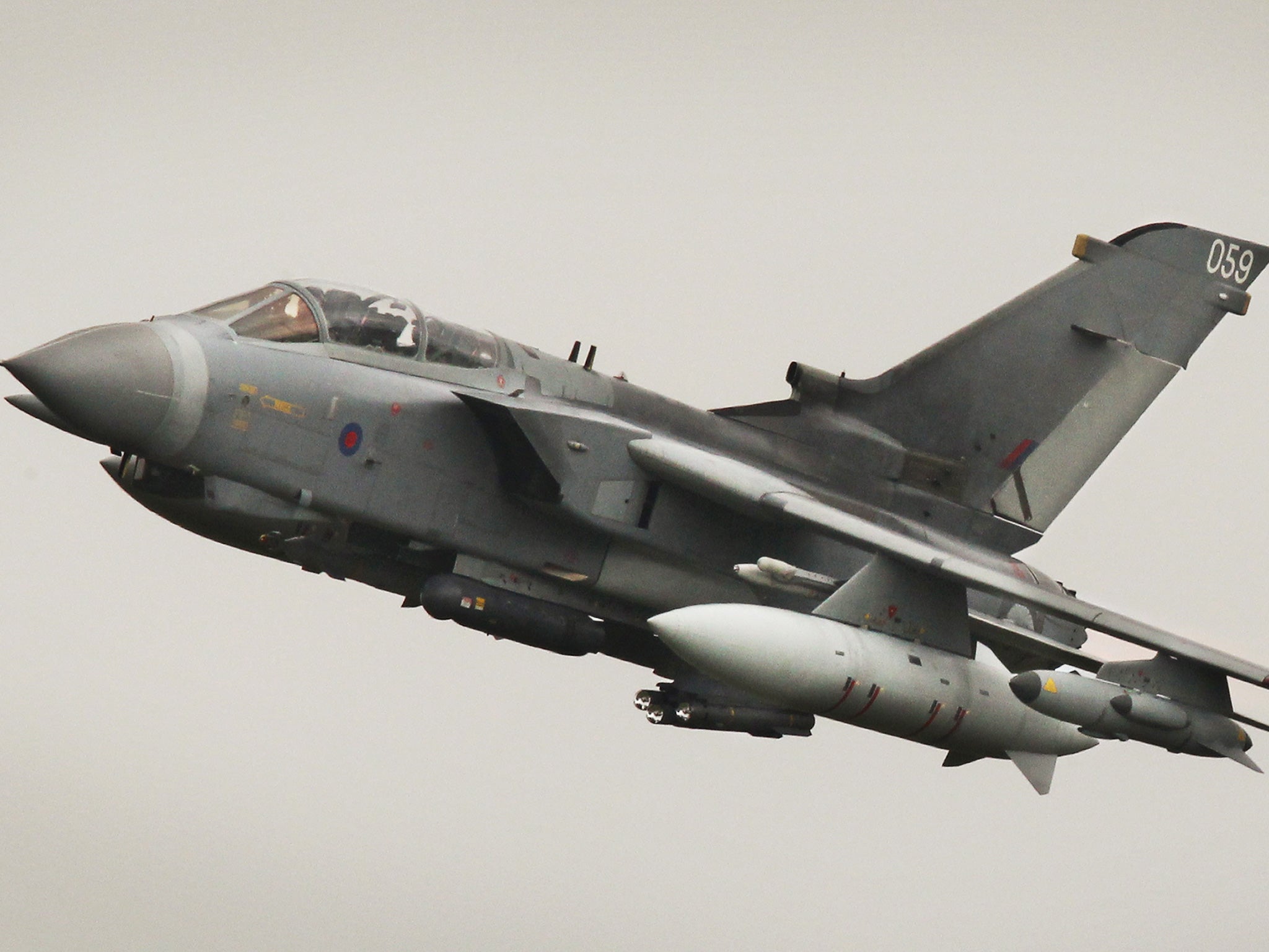 A Tornado GR4 jet: Government defence spending claims were branded an 'accounting deception'