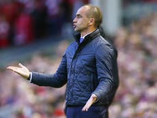 Roberto Martinez hoping Everton bounce back after 'embarrassing' Liverpool defeat 
