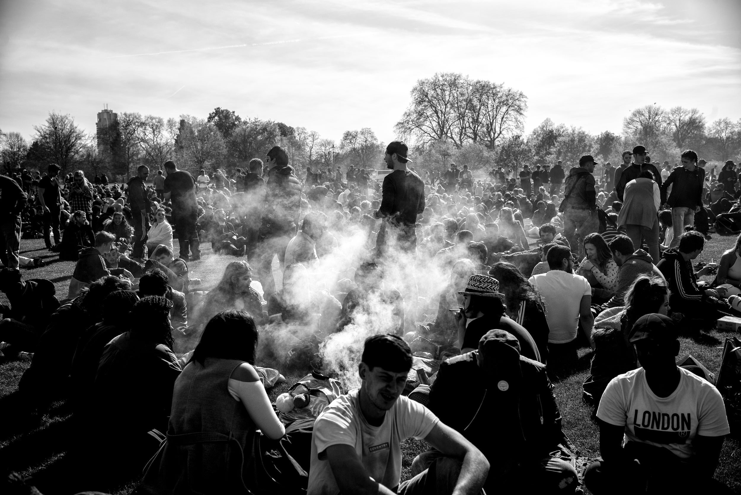 A photo from last year's 420 celebration in Hyde Park (Photo: Alan Schaller/The Independent)