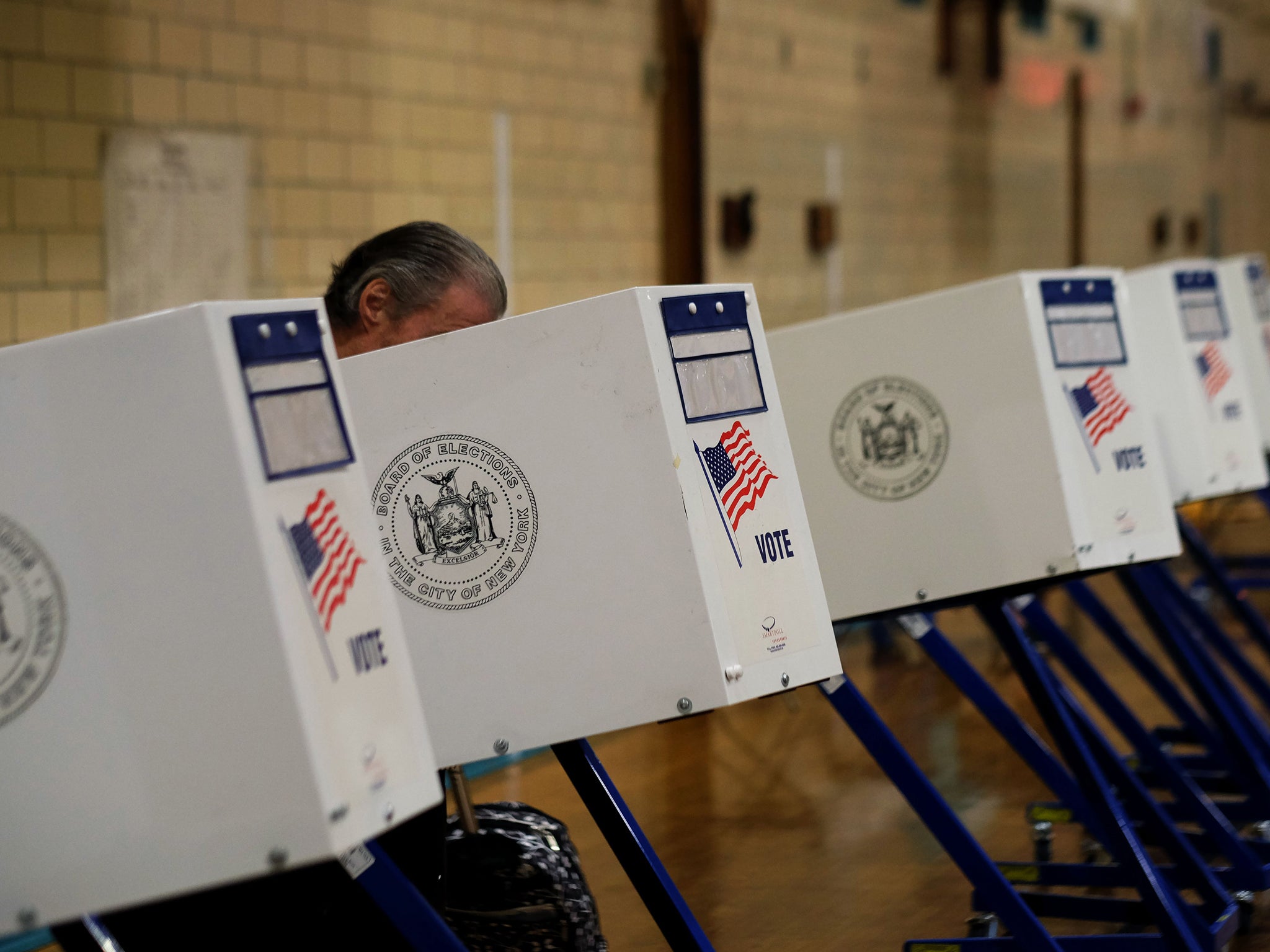 New York voter casts their ballot Jewel Samad/Getty