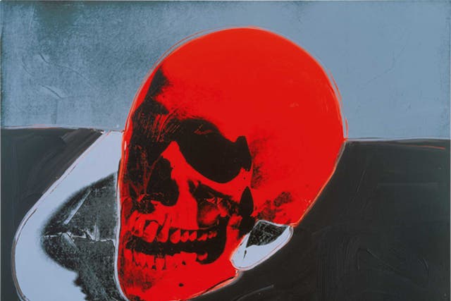  Skull, 1976 by Andy Warhol  © 2015 The Andy Warhol Foundation for the Visual Arts, Inc. / Artists Rights Society (ARS), New York
