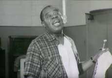 Only video of Louis Armstrong in a recording studio has been released