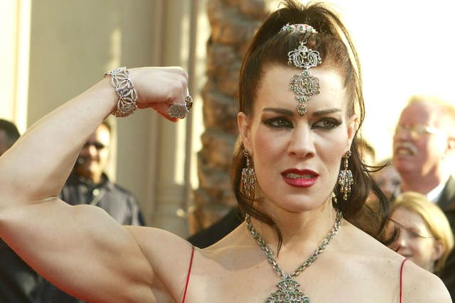 Smashing gender barriers and stereotypes to literal smitherines Chyna was the only female wrestler to win the WWE Intercontinental Championship