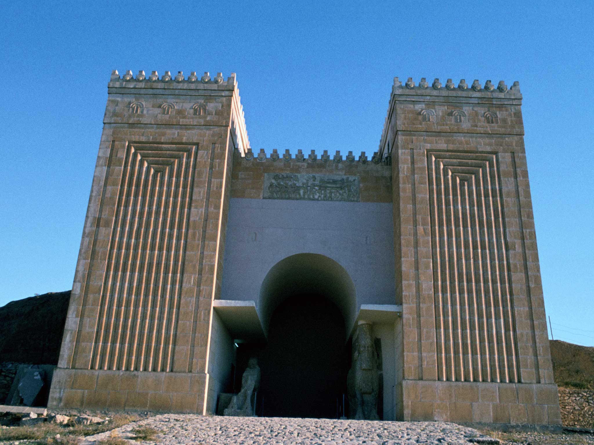 Nergal Gate in the ancient city of Ninevah in northern Iraq