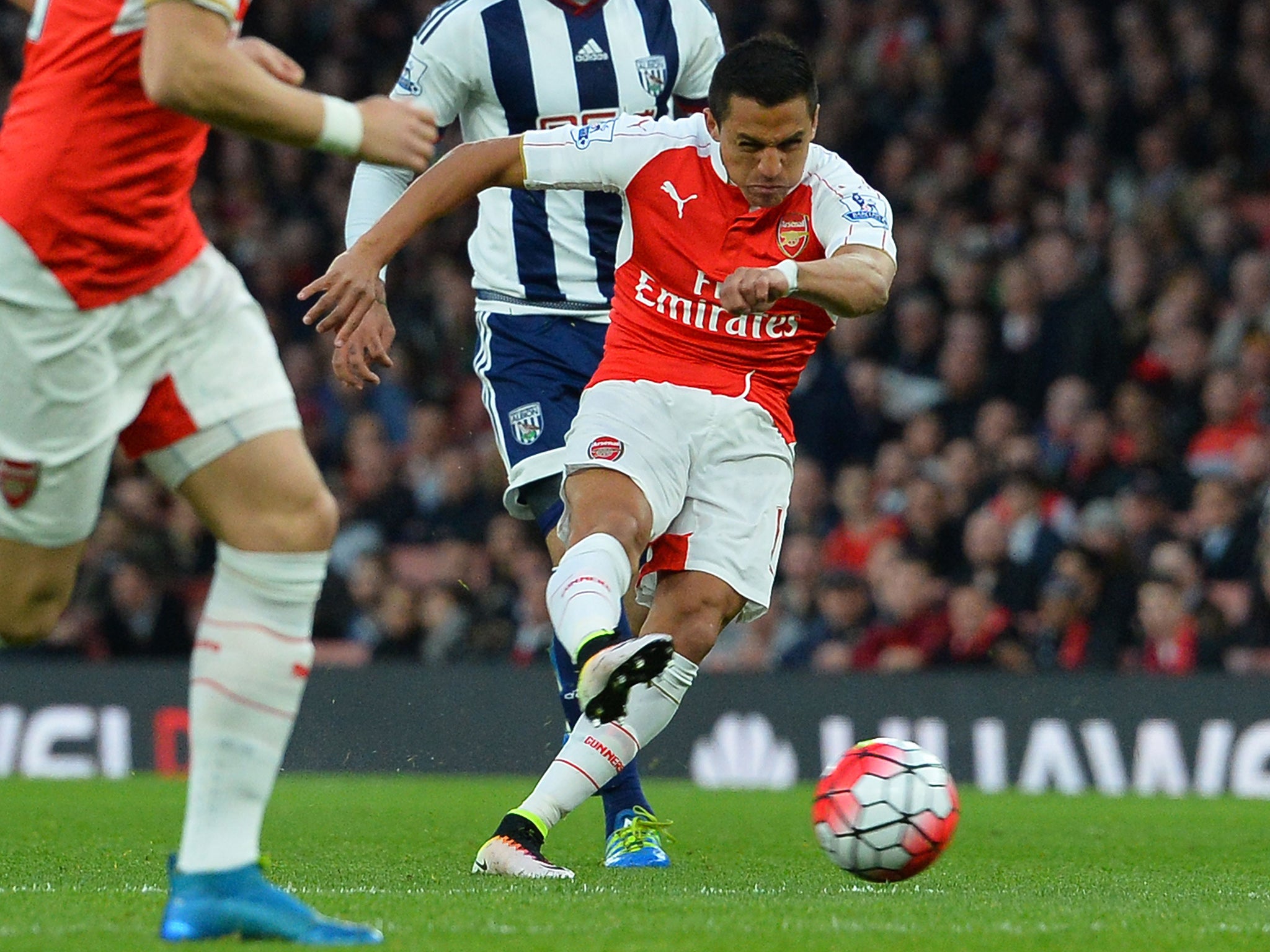 Sanchez struck after just six minutes