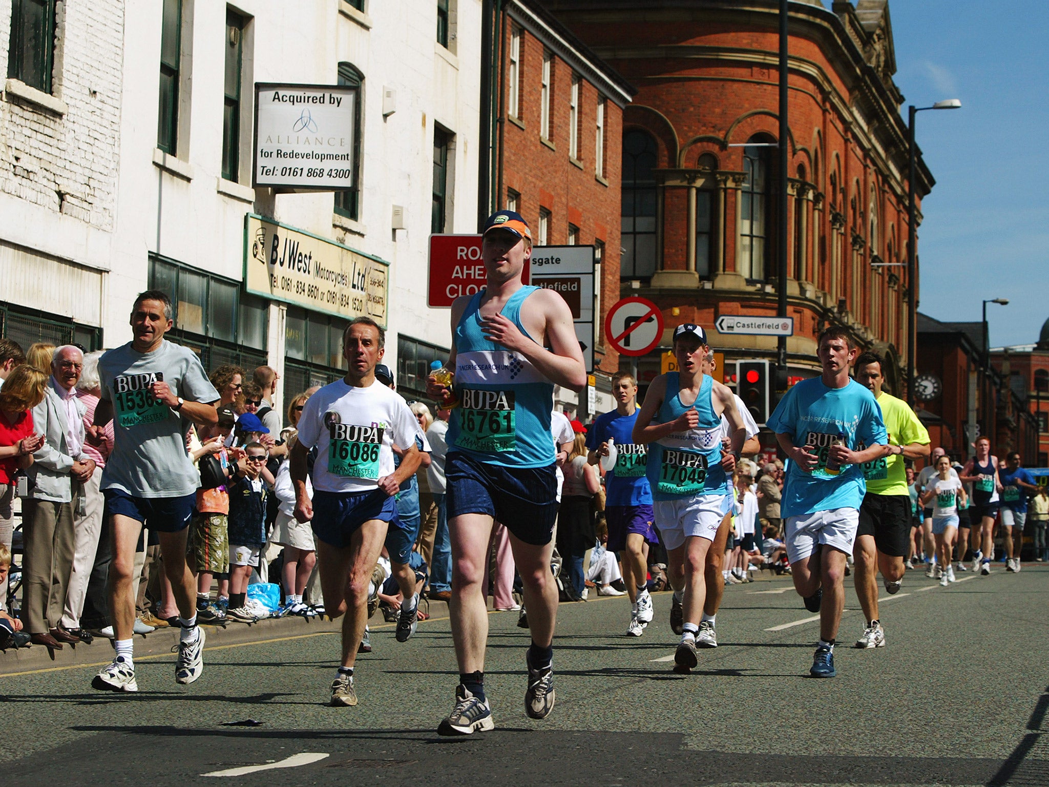 All times from the Manchester Marathon between 2013 and 2015 have been invalidated