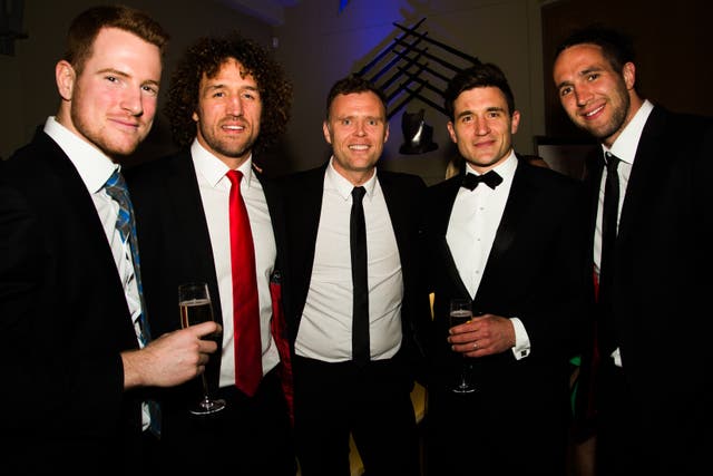 From left to right: Rory Clegg (Glasgow Warriors), Jacques Burger (Saracens), Ian Ascough (ADH Global), Nils Mordt (Saracens), Mike Ellery (Saracens).jpg