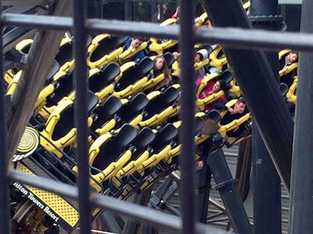 Smiler's ride carriages crash at Alton Towers on 2 Jun 2015