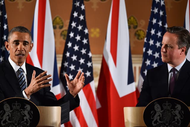 President Obama's comments in London this week were strongly pro-Europe