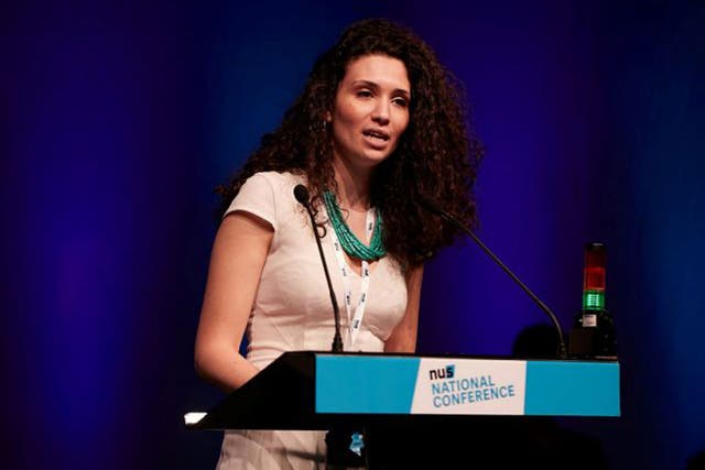 Malia Bouattia helped host a play, titled ‘Seven Jewish Children’, that has been criticised for being anti-Semitic