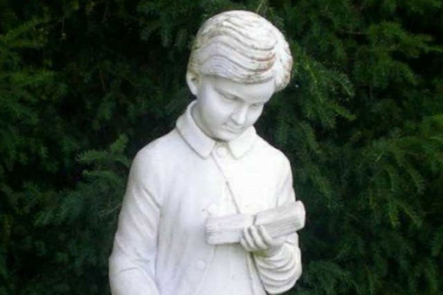 The statue of Lord Byron was stolen from Godmersham Park on 20 April