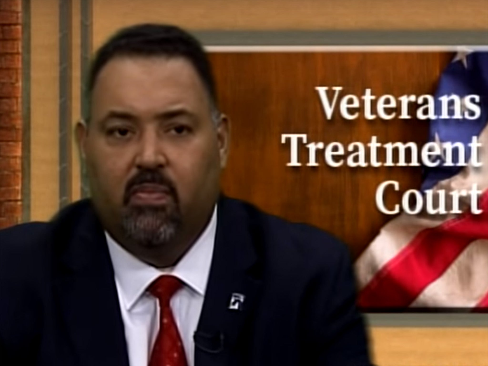 Judge Olivera spent the night in jail with a veteran