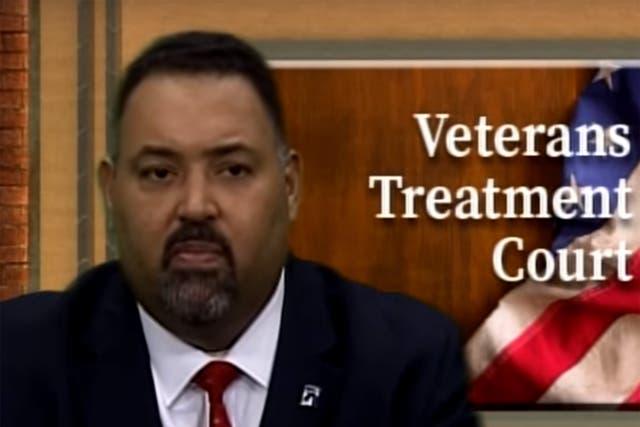 Judge Olivera spent the night in jail with a veteran