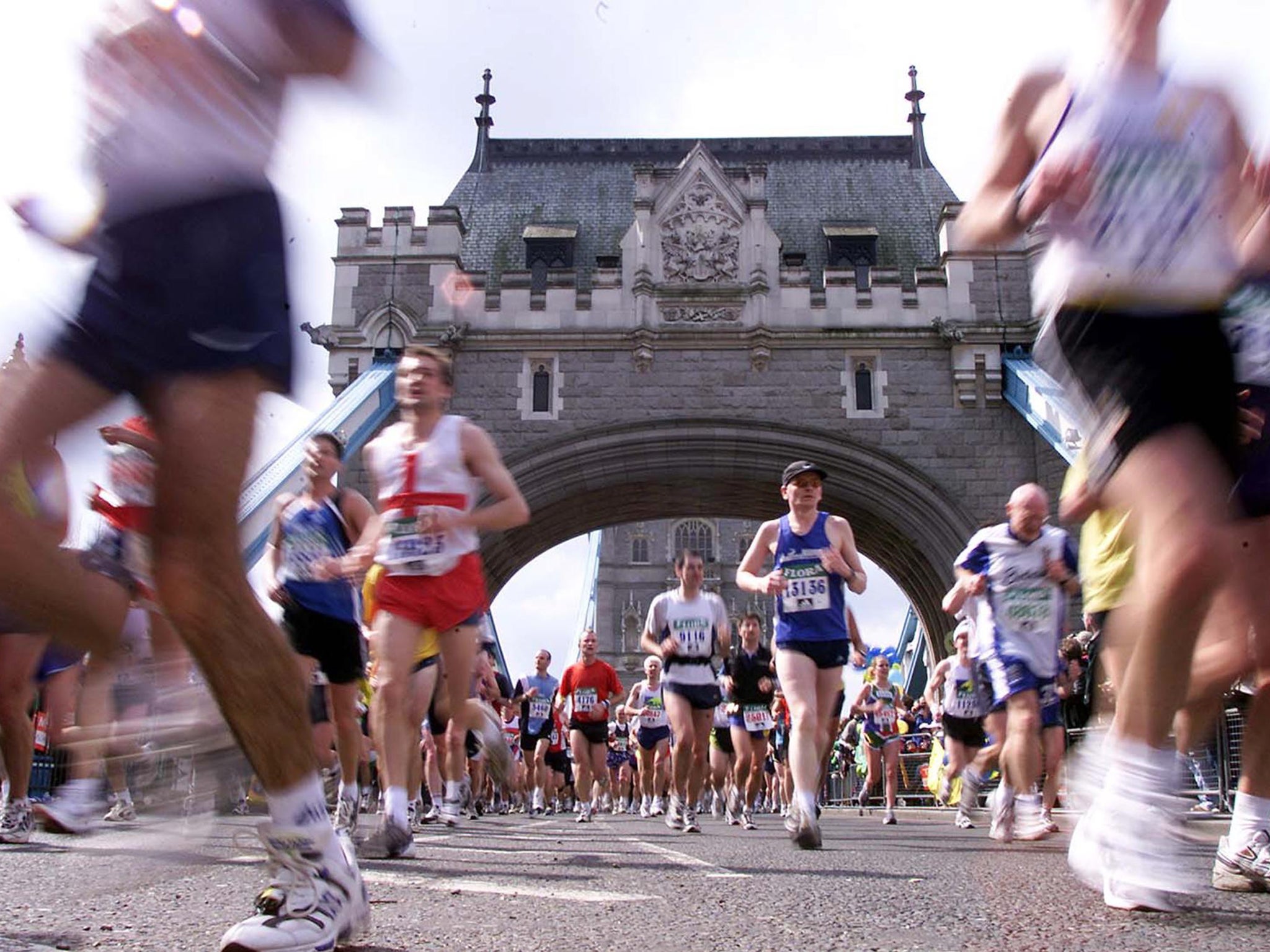 A record 37,300 racers will take part in today's marathon