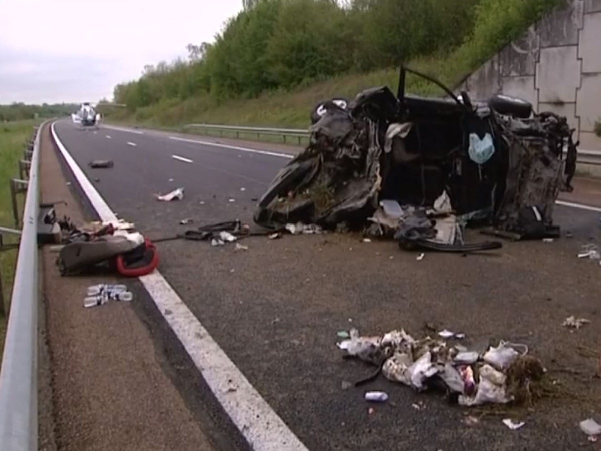 British father killed with two children in French motorway crash may have  fallen asleep at the wheel | The Independent | The Independent