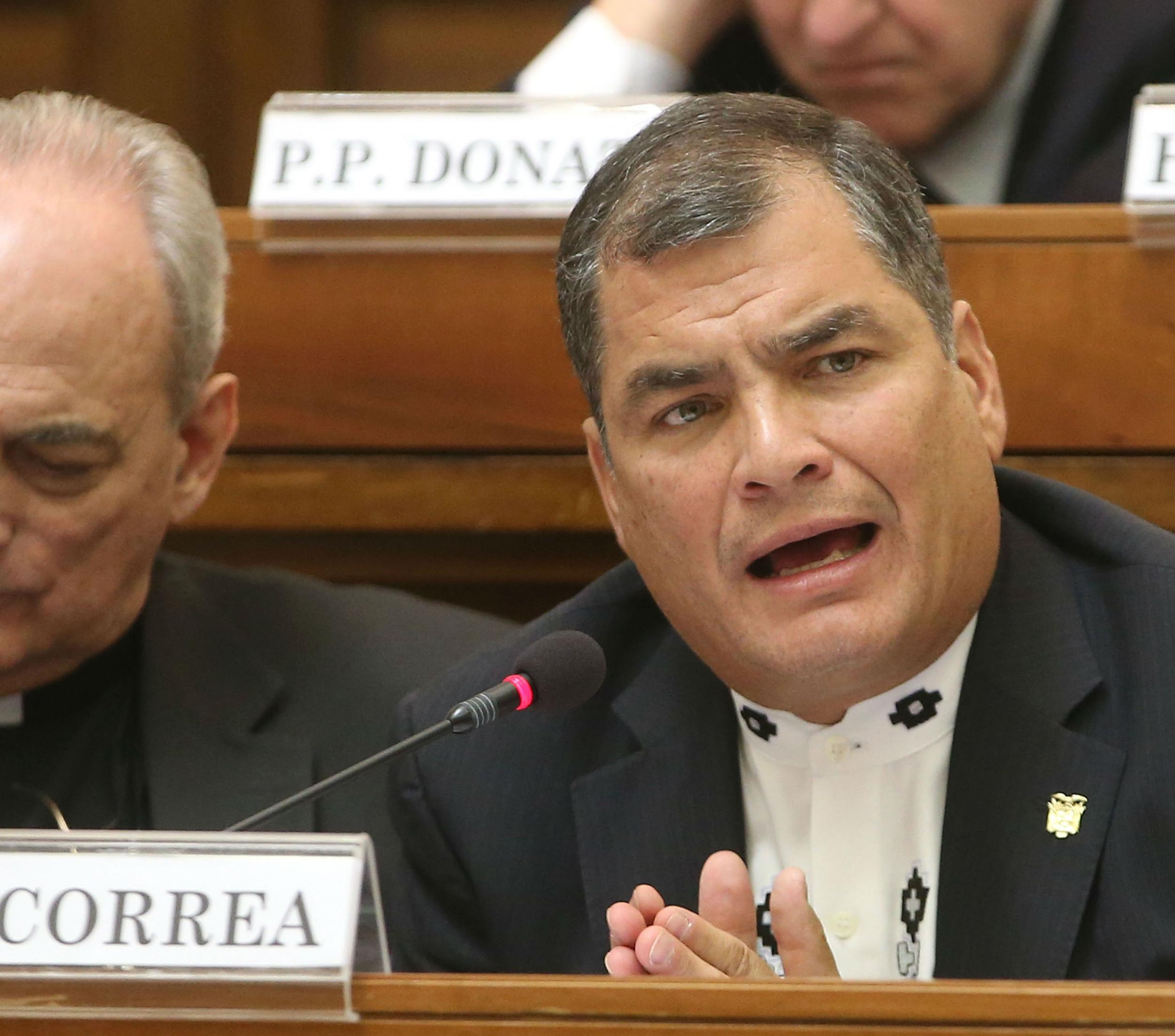 Mr Correa vowed to bring about a 'revolution against corruption' in 2007