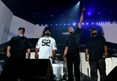 NWA reunion with Dr Dre actually happens at Coachella with added Kendrick Lamar 