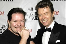 Read more

Ricky Gervais says David Bowie kept his illness a secret from everyone