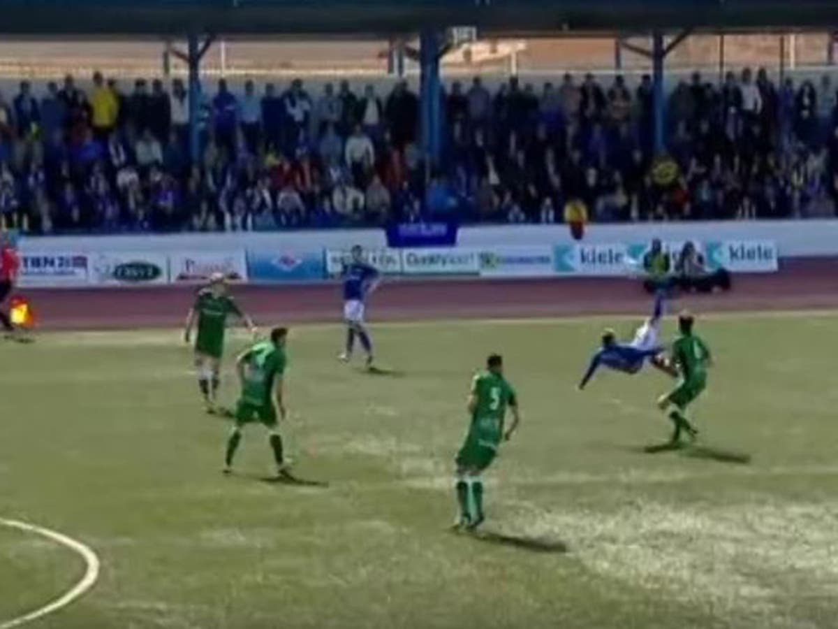 Javi Gomez overhead kick: Spanish third tier player scores one of the ...