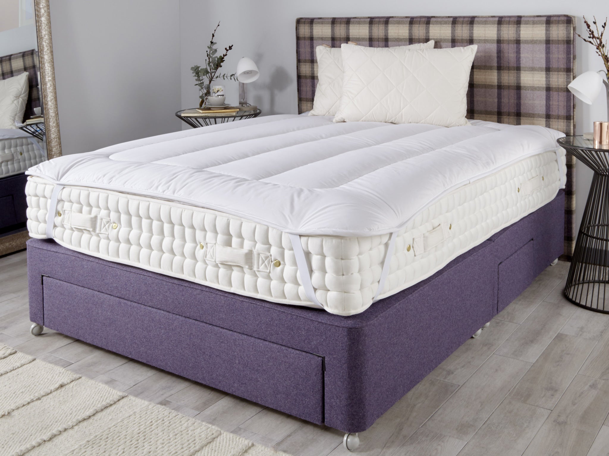 rib bed mattress topper