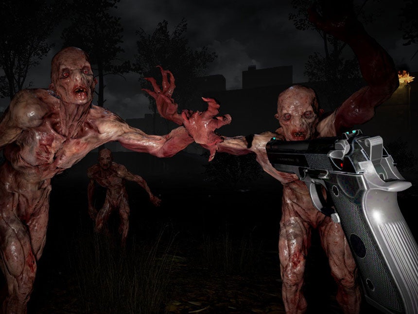 A screenshot from the terrifying VR game, The Brookhaven Experiment