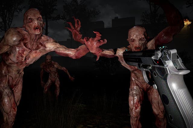 A screenshot from the terrifying VR game, The Brookhaven Experiment