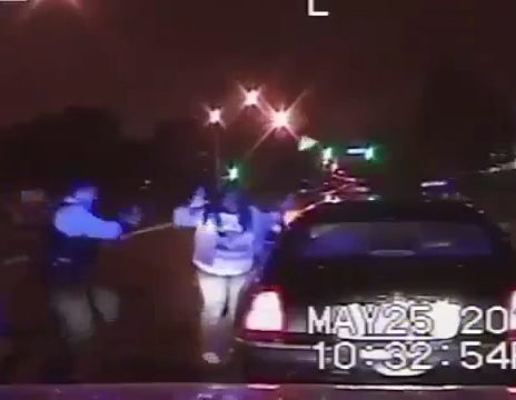 Chicago police officer violently throw suspect to the ground after she had been shot twice and tasered