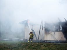 Another building due to house child refugees in Sweden has been burned down by arsonists