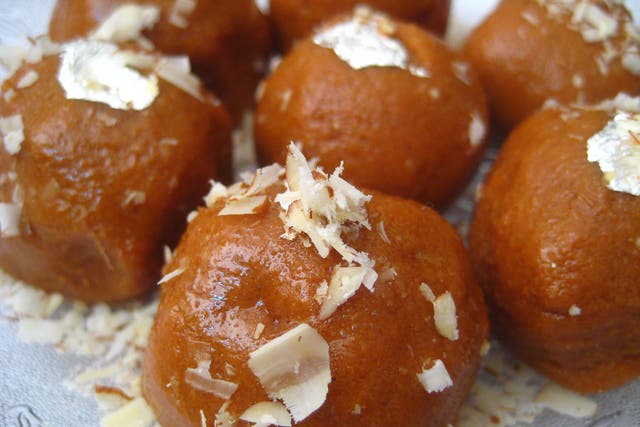 Laddoos are popular sweets made with flour, minced dough and sugar