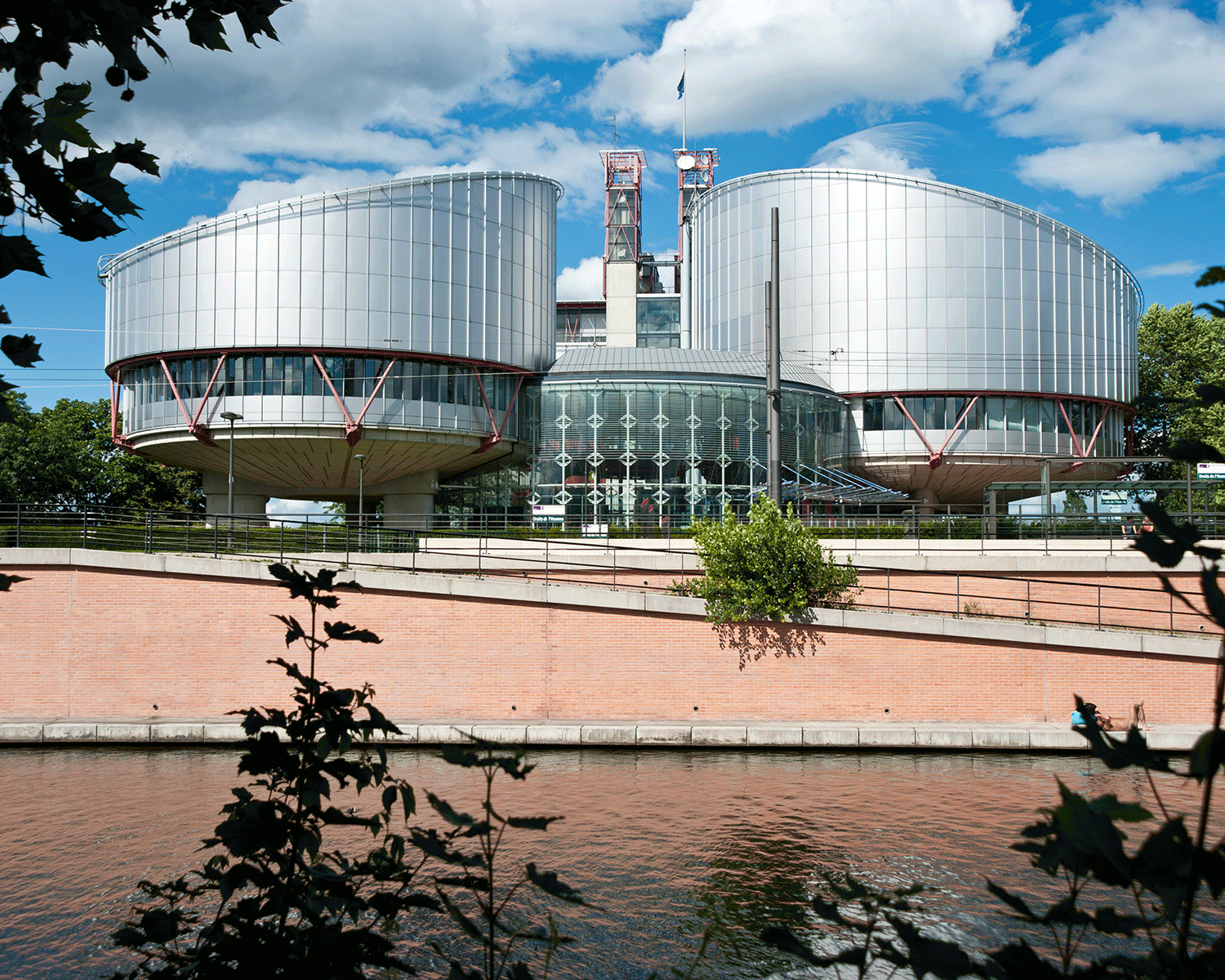 The European Court of Human Rights in Strasbourg, France, opened in 1959