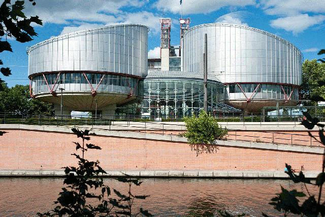The European Court of Human Rights in Strasbourg, France, opened in 1959