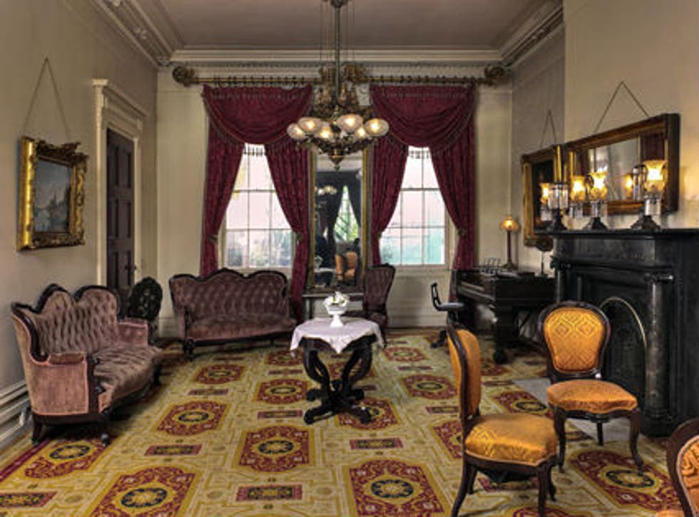 The rococo chairs, the lace curtains, the black marble fireplace all belonged to the Tredwells