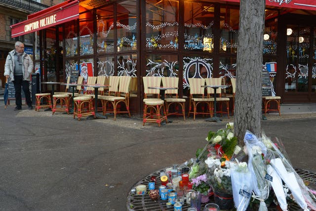 The Comptoir Voltaire, in the 11th arrondissement, one of the sites of the 13 November attacks