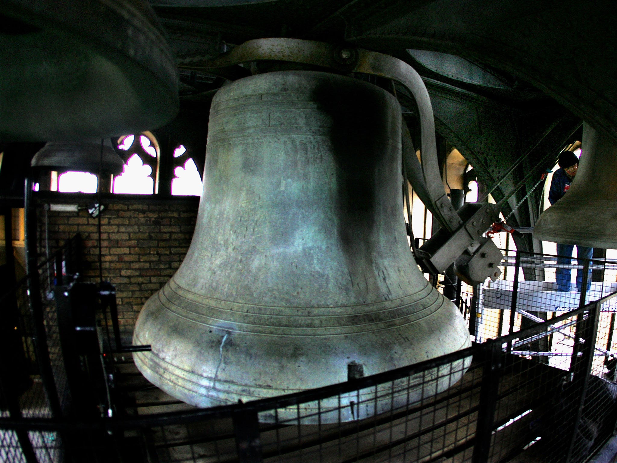 The 13.7-tonne Great Bell first sounded in 1859