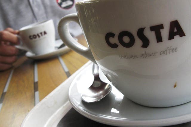 Costa Coffee owner Whitbread has maintained sales growth and outperformed analysts' predictions